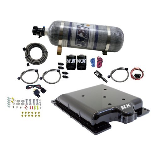 Nitrous Express Dodge Hellcat/Demon Supercharger Lid Nitrous Kit (100-400HP) w/12lb Bottle thumbnail 4