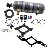Nitrous Express 4150 Assassin Plate Stage 6 Nitrous Kit (50-300HP) w/12lb Bottle thumbnail 4