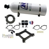Nitrous Express 4150 Assassin Plate Stage 6 Nitrous Kit (50-300HP) w/15lb Bottle thumbnail 2