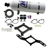 Nitrous Express 4150 Assassin Plate Stage 6 Nitrous Kit (50-300HP) w/15lb Bottle thumbnail 4