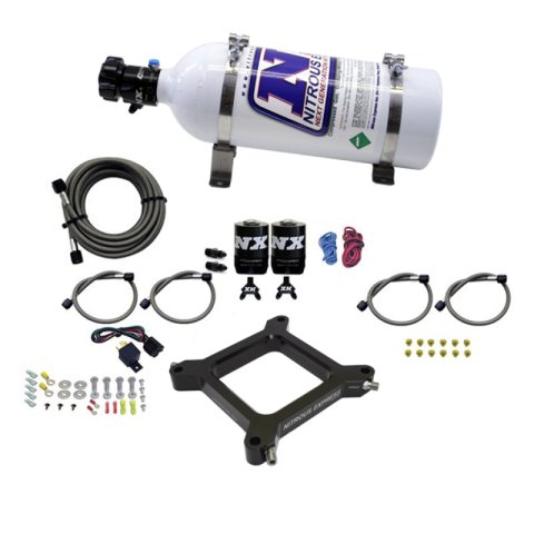 Nitrous Express 4150 Assassin Plate Pro Power Nitrous Kit (100-500HP) w/5lb Bottle thumbnail 3