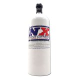 Nitrous Express 15lb Bottle w/Lightning 500 Valve (6.89 Dia x 26.69 Tall) w/ -6 AN Nipple thumbnail 1