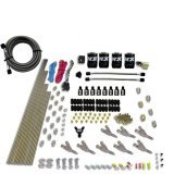 Nitrous Express Vortech Nozzle Nitrous Kit (200-500HP) Gas w/Dist Block & 4 Solenoids w/o Bottle thumbnail 5