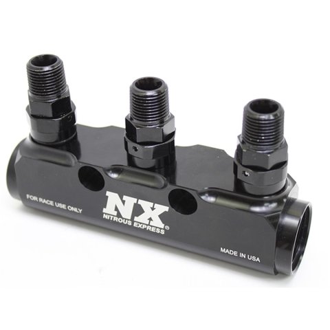 Nitrous Express Fuel Log 3 Port w/ Fittings thumbnail 1