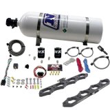 Nitrous Express Ford Coyote 5.0L V8 Nitrous Wet Port Plate Kit w/15lb Bottle thumbnail 1
