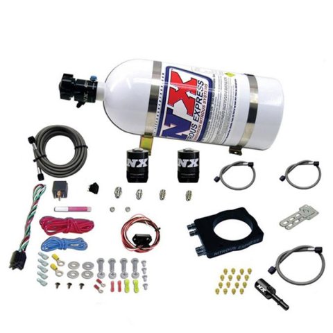 Nitrous Express 90mm Hemi Plate System (50-400hp) w/10lb Bottle thumbnail 1
