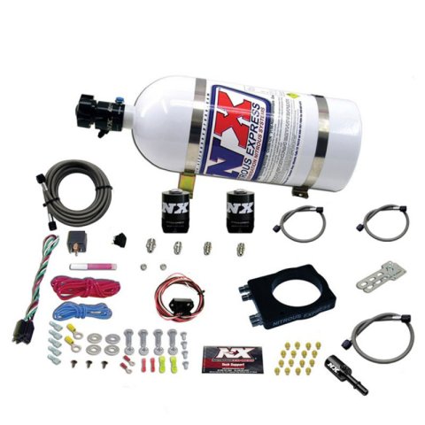 Nitrous Express 90mm Hemi Plate System (50-400hp) w/10lb Bottle thumbnail 3