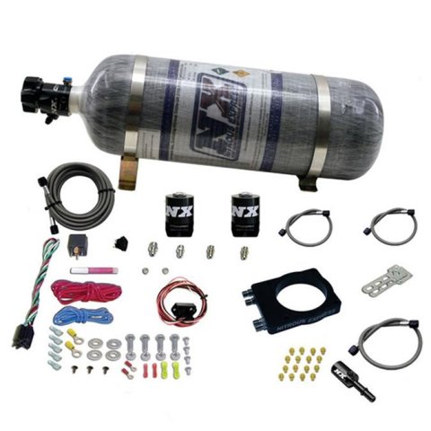 Nitrous Express 90mm Hemi Plate System (50-400hp) w/12lb Bottle thumbnail 1