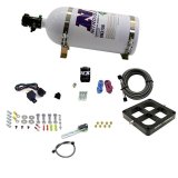 Nitrous Express Dry Single Entry Billet Crossbar Plate System 100-500hp (4500 Flange) w/10lb Bottle thumbnail 1