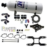 Nitrous Express Dry Quad Stage Billet Crossbar Plate System 100-2000hp (4150 Flange) w/15lb Bottle thumbnail 1