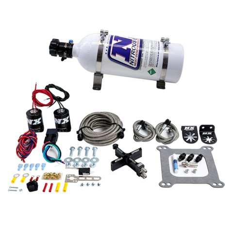 Nitrous Express 4150 Covert Crossbar Plate System Pro Power 100-500HP (5lb Bottle) thumbnail 1