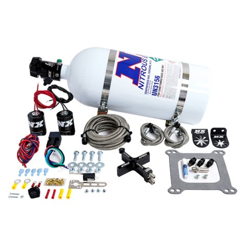 Nitrous Express 4150 Covert Crossbar Plate System Pro Power 100-500HP (10lb Bottle) thumbnail 1