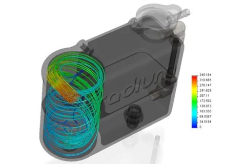 Radium Engineering 13-14 Ford Shelby GT500 Coolant Tank Kit thumbnail 5
