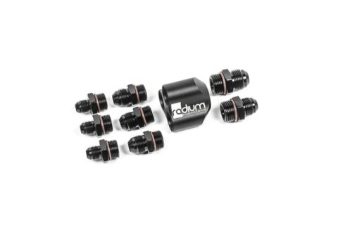 Radium Engineering 3 Into 1 Distribution Block w/ Fittings thumbnail 4
