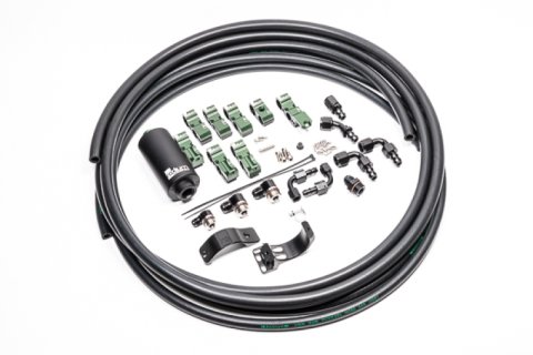 Radium Engineering Late Nissan Fuel Hanger Plumbing Kit Stainless Filter thumbnail 3