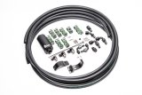 Radium Engineering Late Nissan Fuel Hanger Plumbing Kit Microglass Filter thumbnail 1