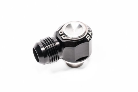 Radium Engineering Nissan S14/S15 SR20DET 10AN Male Press-Fit Valve Cover Fitting - Exhaust Side thumbnail 1