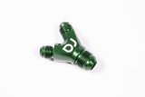 Radium Engineering Dual 6AN to 8AN Y-Adapter Block Fitting thumbnail 1