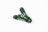 Radium Engineering Dual 6AN to 8AN Y-Adapter Block Fitting thumbnail 3