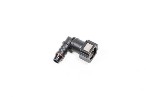 Radium Engineering 5/16in SAE Female to 90deg 3/8in Barb thumbnail 2