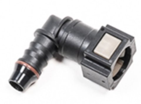 Radium Engineering 5/16in SAE Female to 90deg 3/8in Barb thumbnail 3