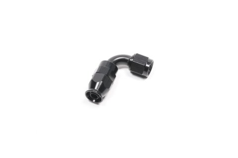 Radium Engineering -6AN 90 Degree PTFE Hose End - Black thumbnail 1