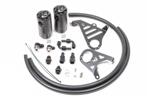 Radium Engineering Dual Catch Can Kit 16-18 Focus RS Fluid Lock thumbnail 2