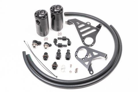 Radium Engineering Dual Catch Can Kit 16-18 Focus RS Fluid Lock thumbnail 1