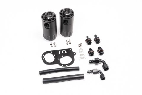Radium Engineering Lotus Elise/Exige (2ZZ-GE) Dual Catch Can Kit Fluid Lock thumbnail 1