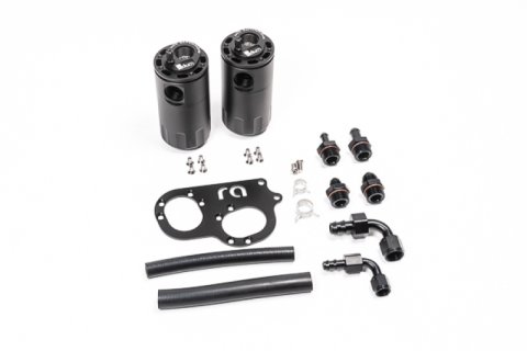 Radium Engineering Lotus Elise/Exige (2ZZ-GE) Dual Catch Can Kit Fluid Lock thumbnail 1