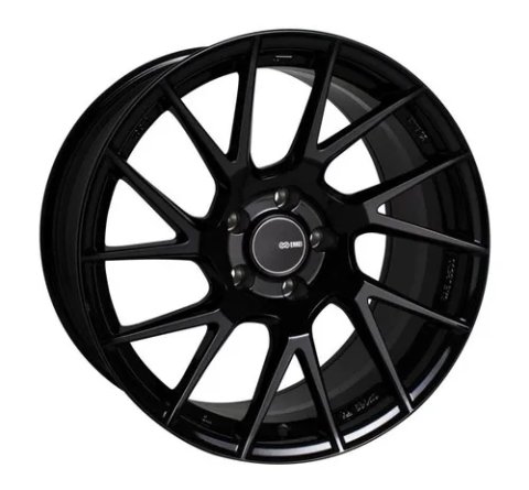 Enkei TM7 18x8.5 5x114.3 25mm Offset 72.6mm Bore Gloss Black Wheel thumbnail 2