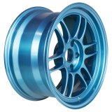 Enkei RPF1 17x9 5x114.3 22mm Offset 73mm Bore Emerald Blue Wheel (MOQ 40) thumbnail 2