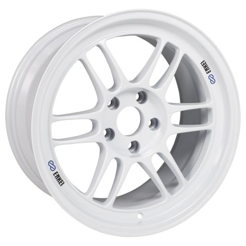 Enkei RPF1 17x9 5x114.3 22mm Offset 73mm Bore Vanquish White Wheel thumbnail 1