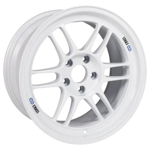 Enkei RPF1 17x9 5x114.3 22mm Offset 73mm Bore Vanquish White Wheel thumbnail 5