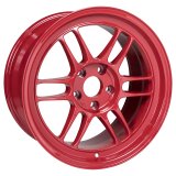 Enkei RPF1 17x9 5x114.3 22mm Offset 73mm Bore Competition Red Wheel thumbnail 2