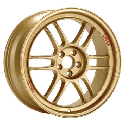 Enkei RPF1 17x9 5x114.3 45mm Offset 73mm Bore Gold Wheel RX8 thumbnail 5