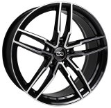 Enkei SS05 17x7.5 5x100 45mm Offset 72.6mm Bore Black Machined Wheel thumbnail 1