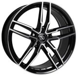 Enkei SS05 17x7.5 5x100 45mm Offset 72.6mm Bore Black Machined Wheel thumbnail 2