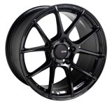 Enkei TS-V 18x8.5 40mm Offset 5x108 72.6mm Bore Gloss Black Wheel thumbnail 2