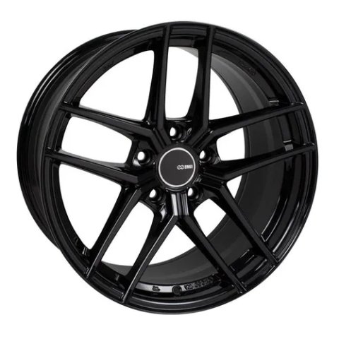 Enkei TY5 19x8 5x114.3 40mm Offset 72.6mm Bore Black Wheel thumbnail 2