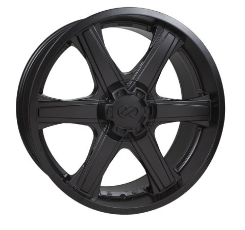 Enkei BHAWK 22x9.5 6x139.7 30mm Offset 78mm Bore Black Wheel thumbnail 1