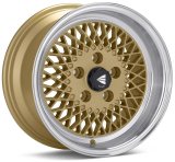 Enkei92 Classic Line 15x7 38mm Offset 4x114.3 Bolt Pattern Gold Wheel thumbnail 1