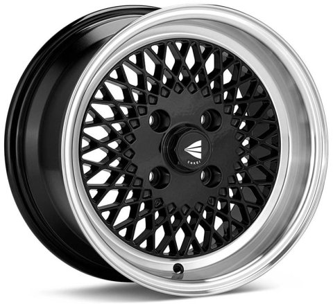 Enkei92 Classic Line 15x8 25mm Offset 4x114.3 Bolt Pattern Black Wheel thumbnail 1