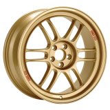Enkei RPF1 17x8 5x114.3 45mm Offset 73mm Bore Gold Wheel 05-07 STI/06-10 Civic Si thumbnail 1