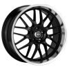 Enkei Lusso 18x9 40mm Offset 5x114.3 Bolt Pattern 72.6 Bore Black w/ Machined Lip Wheel thumbnail 4