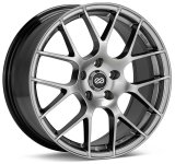 Enkei Raijin 18x8 45mm Offset 5x100 Bolt Pattern Hyper Silver Wheel thumbnail 1