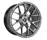 Enkei Raijin 18x8 45mm Offset 5x100 Bolt Pattern Hyper Silver Wheel thumbnail 2