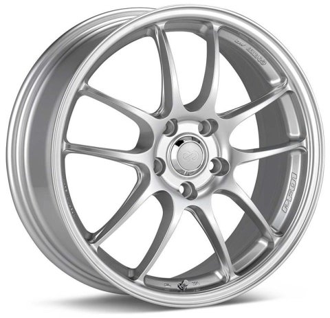 Enkei PF01 17x9 5x114.3 48mm Offset 75mm Bore Diameter Silver Wheel thumbnail 2