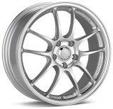 Enkei PF01SS 17x9 5x114.3 60mm Offset 75mm Bore Diameter Silver Wheel thumbnail 2