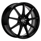 Enkei EDR9 16x7 5x100/114.3 45mm Offset 72.6 Bore Diameter Black Wheel thumbnail 2